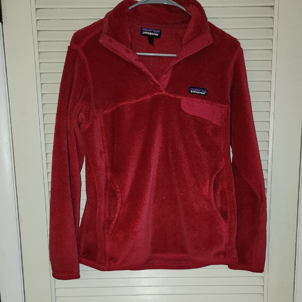 Patagonia Dark Fuchsia Snap-T Fleece Pullover Women’s Medium
